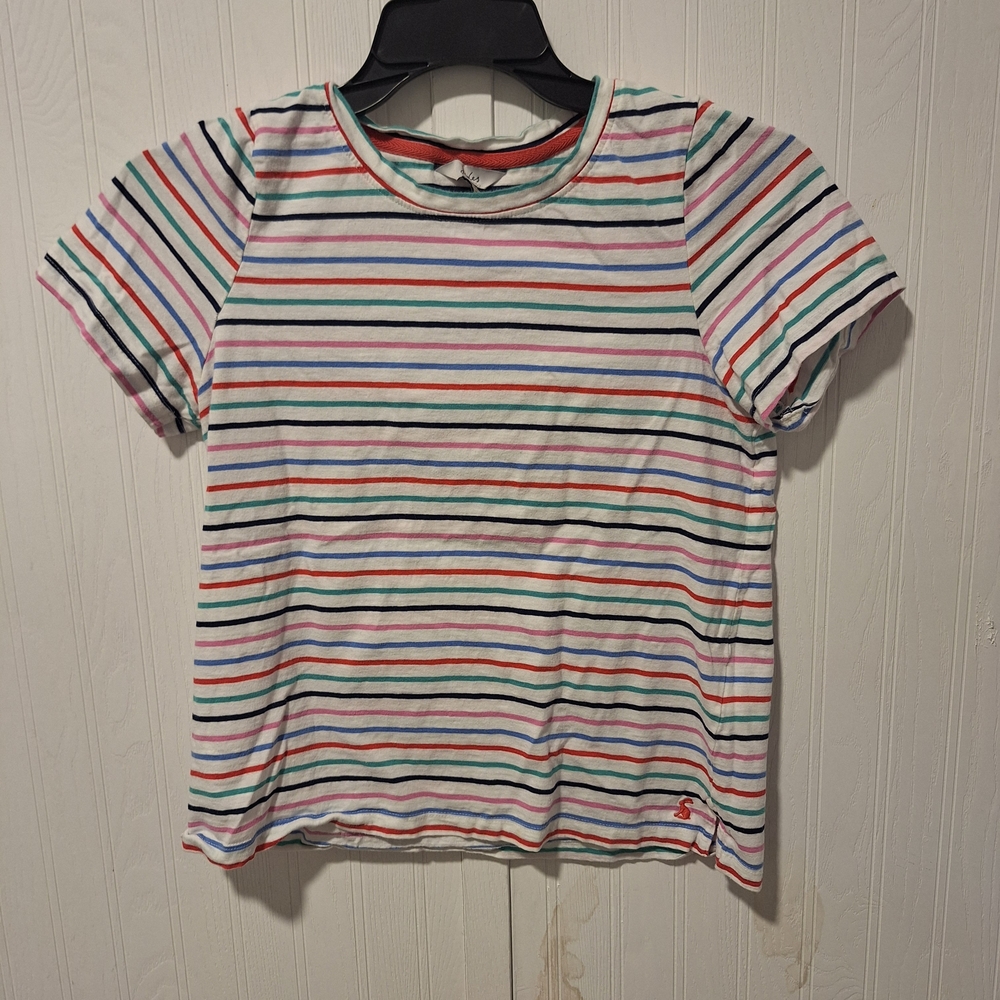 Colorful Striped Short Sleeve Tee - Picture 2 of 10